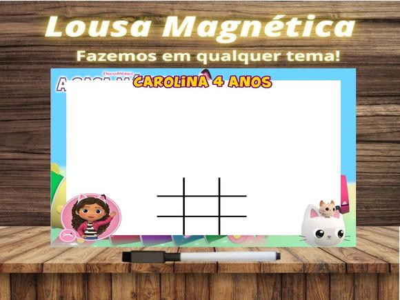 Lousa Magnética + J.v Casa Mágica da Gabby com Embalagem