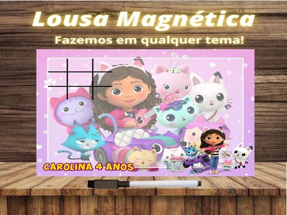 Lousa Magnética + J.v Casa Mágica da Gabby com Embalagem