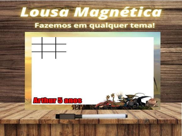 Lousa Magnética + J.v Como Treinar Seu Dragão com Embalagem