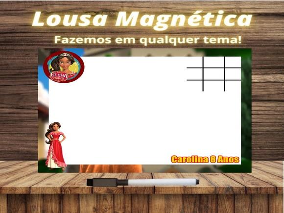 Lousa Magnética + J.v Elena de Avalor com Embalagem