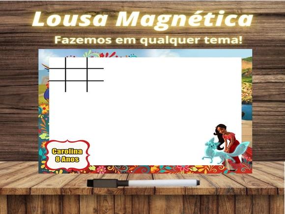Lousa Magnética + J.v Elena de Avalor com Embalagem