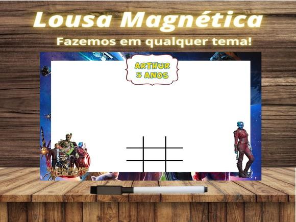 Lousa Magnética + J.v Guardiões da Galáxia com Embalagem