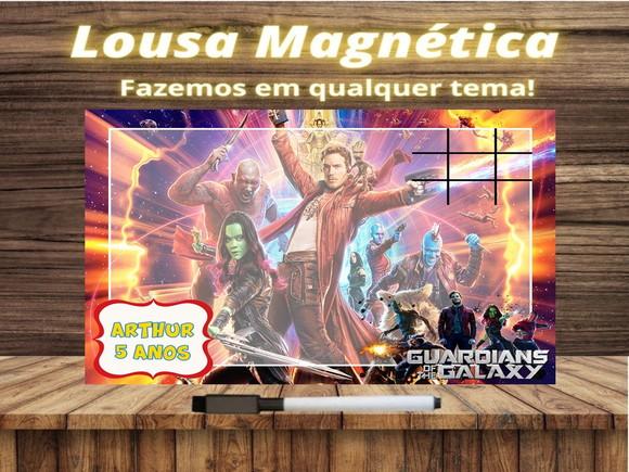 Lousa Magnética + J.v Guardiões da Galáxia com Embalagem
