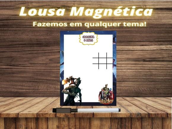 Lousa Magnética + J.v Guardiões da Galáxia com Embalagem