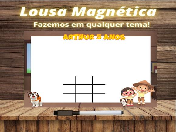 Lousa Magnética + J.v Léo Guarda da Floresta com Embalagem