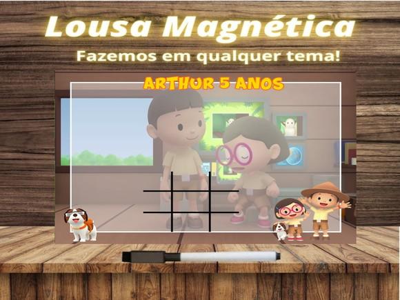 Lousa Magnética + J.v Léo Guarda da Floresta com Embalagem