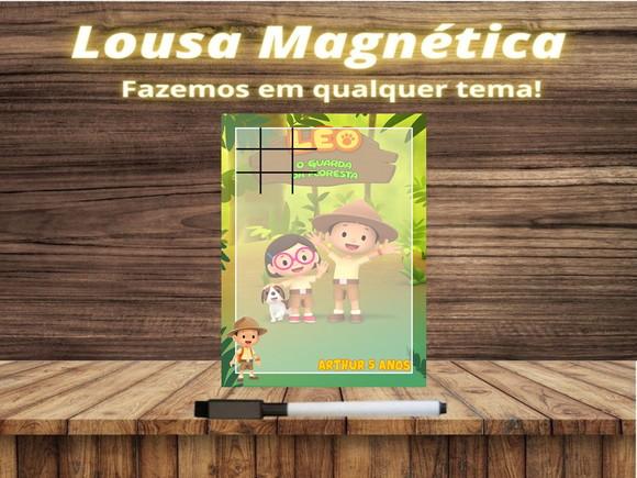 Lousa Magnética + J.v Léo Guarda da Floresta com Embalagem