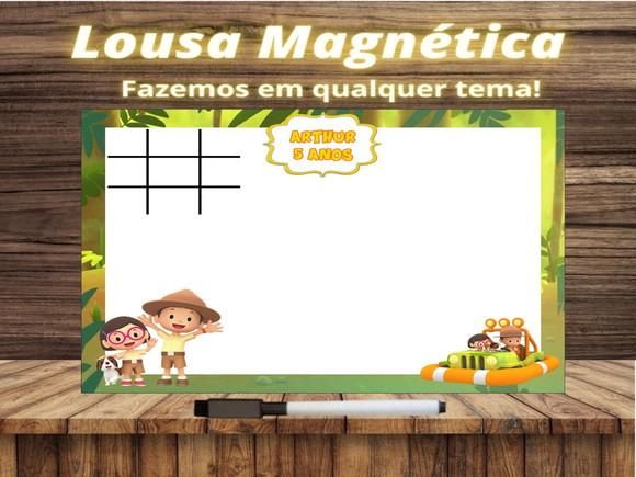 Lousa Magnética + J.v Léo Guarda da Floresta com Embalagem