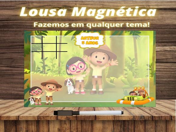 Lousa Magnética + J.v Léo Guarda da Floresta com Embalagem