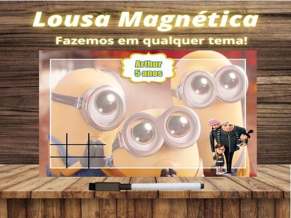 Lousa Magnética + J.v Meu Malvado Favorito com Embalagem