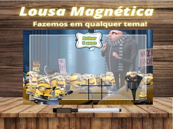 Lousa Magnética + J.v Meu Malvado Favorito com Embalagem
