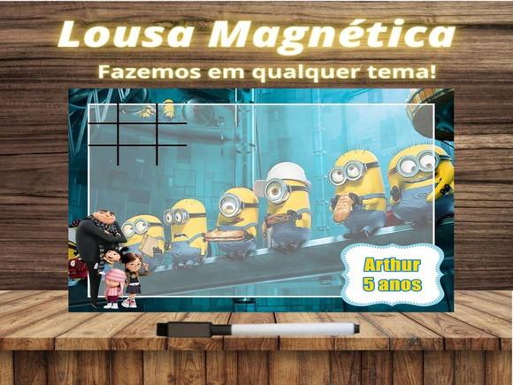 Lousa Magnética + J.v Meu Malvado Favorito com Embalagem