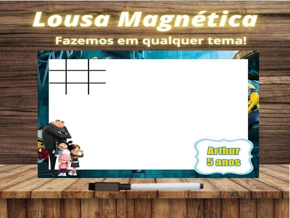 Lousa Magnética + J.v Meu Malvado Favorito com Embalagem