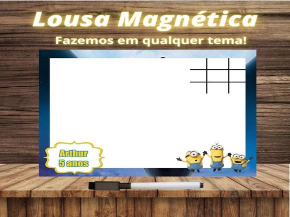 Lousa Magnética + J.v Meu Malvado Favorito com Embalagem