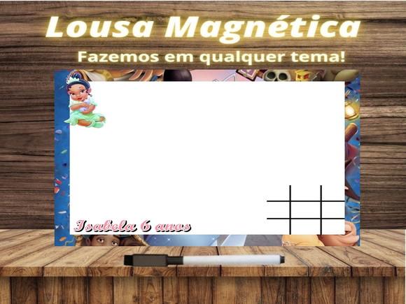 Lousa Magnética + J.v Princesa e o Sapo com Embalagem