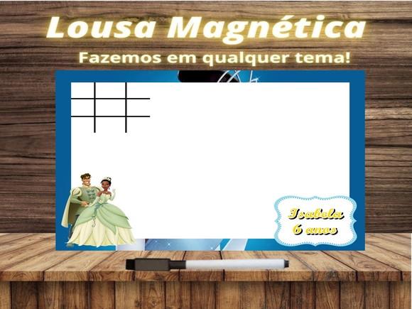 Lousa Magnética + J.v Princesa e o Sapo com Embalagem