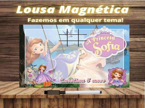 Lousa Magnética + J.v Princesinha Sofia com Embalagem