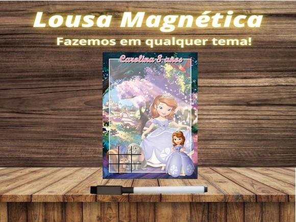 Lousa Magnética + J.v Princesinha Sofia com Embalagem