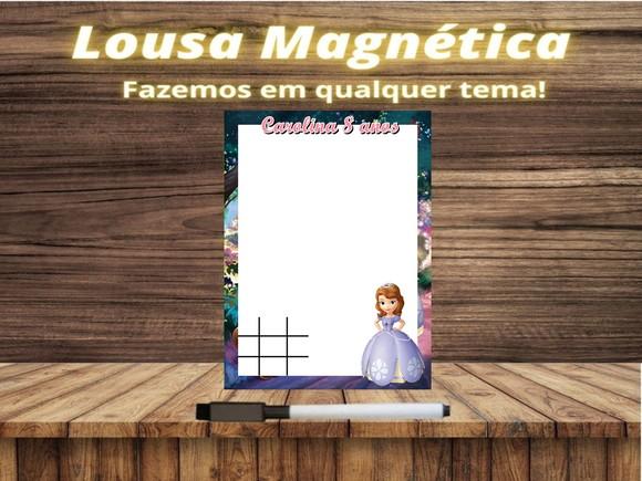 Lousa Magnética + J.v Princesinha Sofia com Embalagem