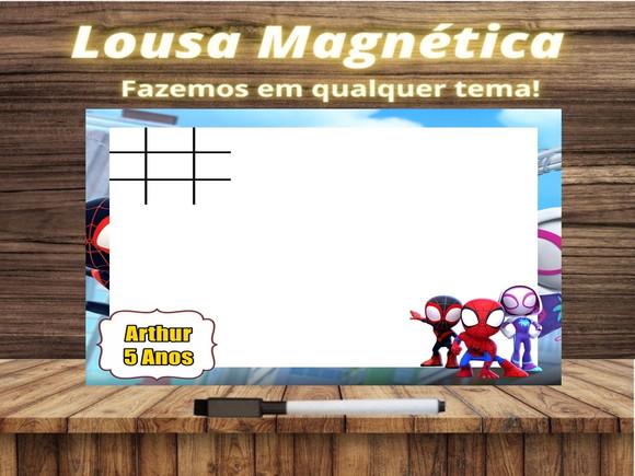 Lousa Magnética + J.v Spidey e Seus Amigos Esp. com Emb.