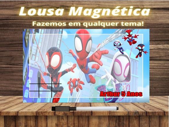 Lousa Magnética + J.v Spidey e Seus Amigos Esp. com Emb.