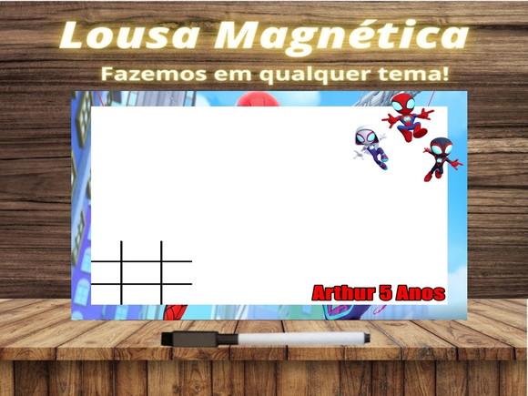 Lousa Magnética + J.v Spidey e Seus Amigos Esp. com Emb.