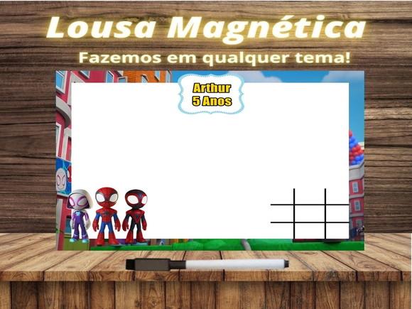 Lousa Magnética + J.v Spidey e Seus Amigos Esp. com Emb.