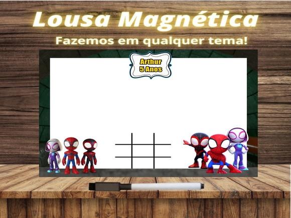Lousa Magnética + J.v Spidey e Seus Amigos Esp. com Emb.