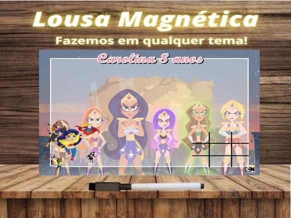 Lousa Magnética + J.v Super Hero Girls com Embalagem