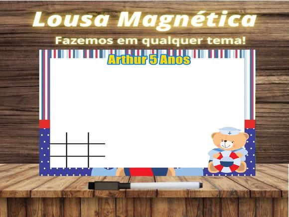 Lousa Magnética + J.v Ursinho Marinheiro com Embalagem