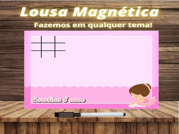 Lousa Magnética + Jogo da Velha Bailarina com Embalagem