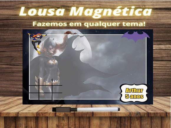 Lousa Magnética + Jogo da Velha Batgirl com Embalagem