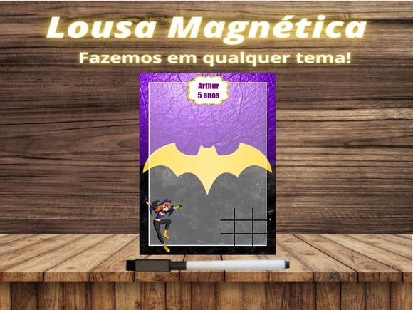 Lousa Magnética + Jogo da Velha Batgirl com Embalagem