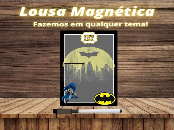 Lousa Magnética + Jogo da Velha Batman com Embalagem