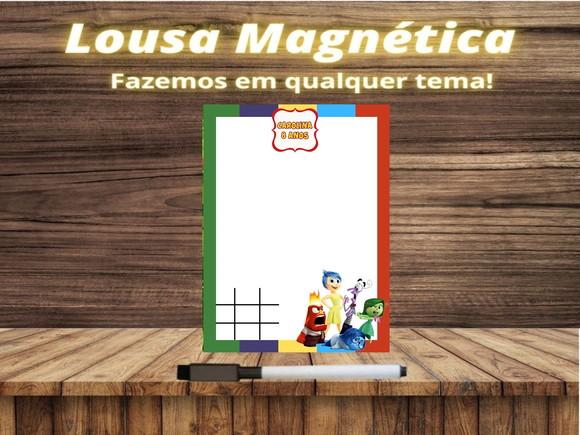 Lousa Magnética + Jogo da Velha Divertidamente com Embalagem