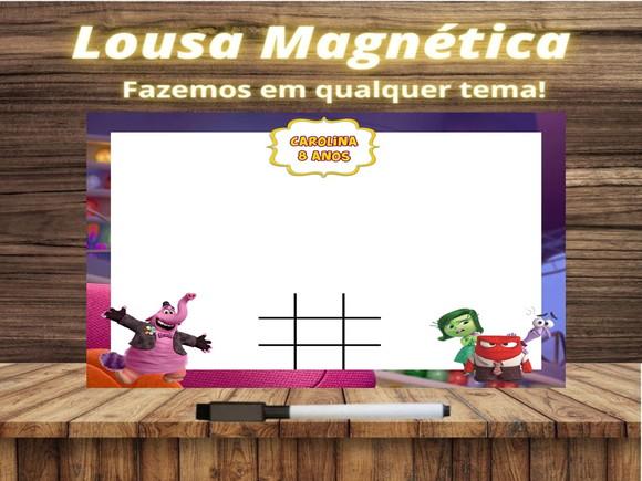 Lousa Magnética + Jogo da Velha Divertidamente com Embalagem