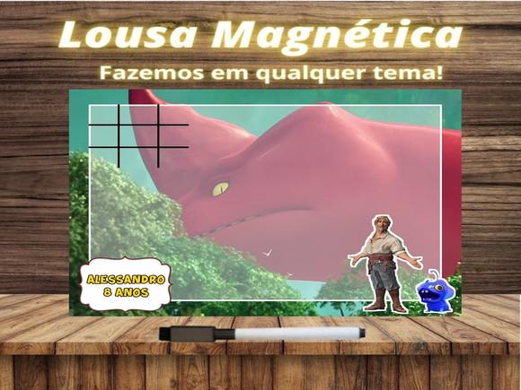 Lousa Magnética + Jogo da Velha Fera do Mar com Embalagem