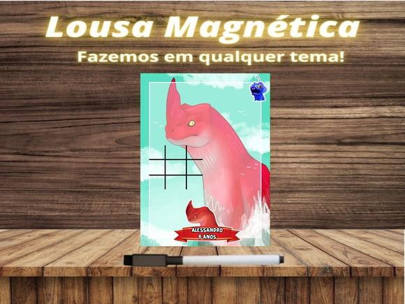 Lousa Magnética + Jogo da Velha Fera do Mar com Embalagem