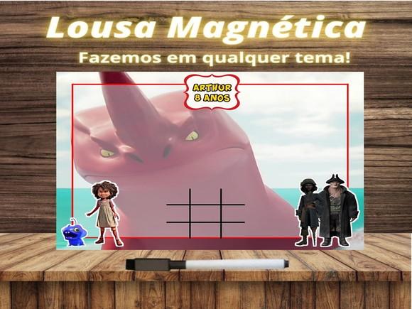 Lousa Magnética + Jogo da Velha Fera do Mar com Embalagem