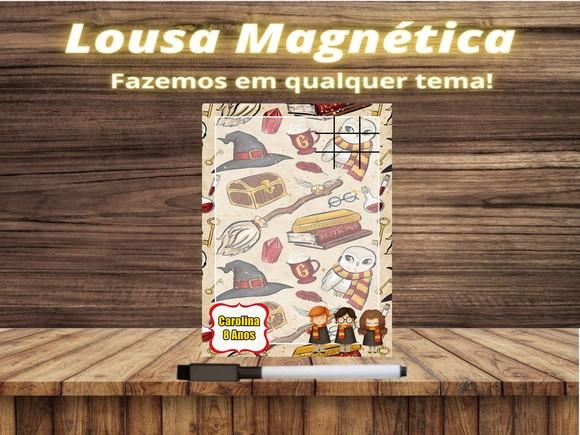 Lousa Magnética + Jogo da Velha Harry Potter com Embalagem