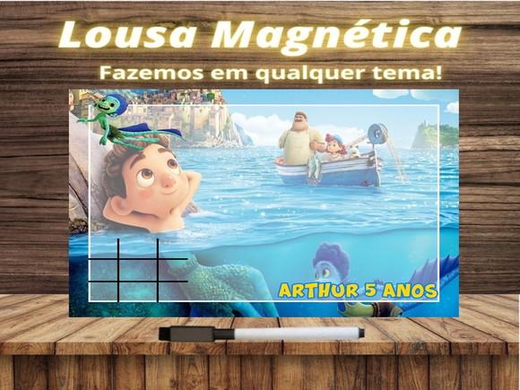 Lousa Magnética + Jogo da Velha Luca com Embalagem