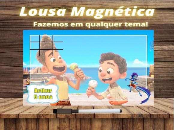Lousa Magnética + Jogo da Velha Luca com Embalagem