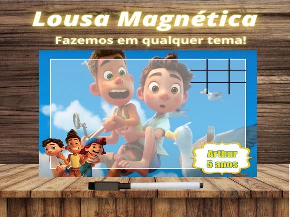 Lousa Magnética + Jogo da Velha Luca com Embalagem