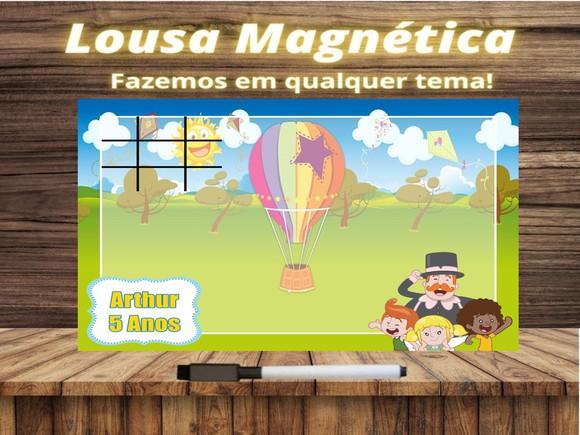 Lousa Magnética + Jogo da Velha Mundo Bita com Embalagem
