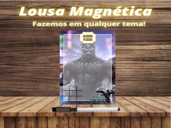 Lousa Magnética + Jogo da Velha Pantera Negra com Embalagem