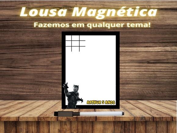 Lousa Magnética + Jogo da Velha Pantera Negra com Embalagem