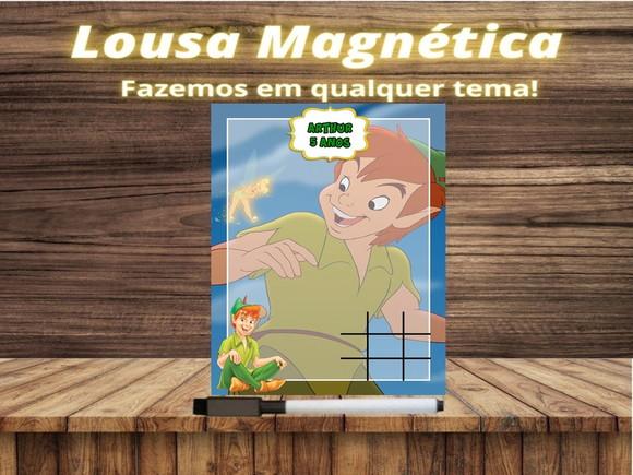 Lousa Magnética + Jogo da Velha Peter Pan com Embalagem