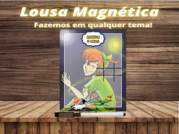Lousa Magnética + Jogo da Velha Peter Pan com Embalagem