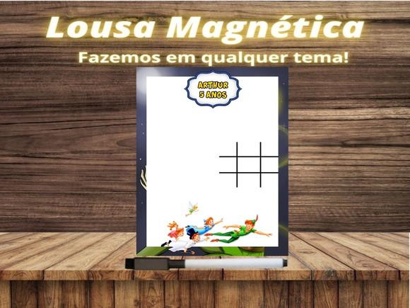 Lousa Magnética + Jogo da Velha Peter Pan com Embalagem