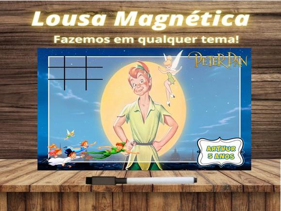 Lousa Magnética + Jogo da Velha Peter Pan com Embalagem